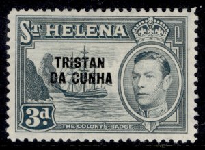 TRISTAN DA CUNHA GVI SG5, 3d grey, M MINT.