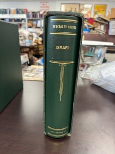 ISRAEL SCOTT SPECIALTY ALBUM WITH DUST COVER 1948-2007, 2-POST BINDER USED