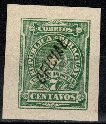 Paraguay #O4 F-VF Unused  CV $7.00 (X241)