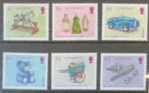 GUERNSEY 2015 EUROPA ‘OLD TOYS’ SG1556/1561 UNMOUNTED MINT