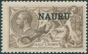 Nauru 1919 2s 6d pale brown SG25 unused