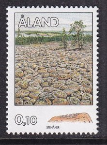 Aland islands   #34   MNH  1994  geological formations  10p