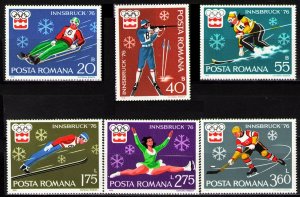 1976 Romania 3312-3317 1976 Olympic Games in Innsbruck 4,00 €