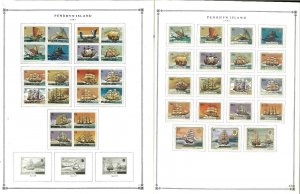 Penryhn Island 1920-1988 all Mint NH & a few LH on Scott International Pages