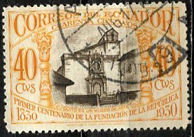 Ecuador 1930: Sc. # 311; Used Single Stamp