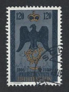 LIECHTENSTEIN SC# 302 F-VF U 1956