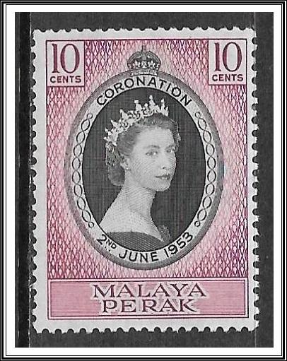 Malaya-Perak #27 Coronation Issue MH