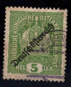 Austria Scott 182 Used overprinted stamp