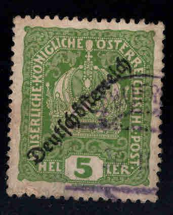 Austria Scott 182 Used overprinted stamp