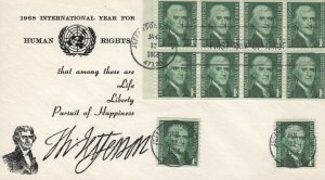 1278, 1278a, 1278b 1c THOMAS JEFFERSON - Unknown cachet