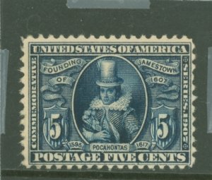 United States #330  Single