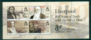 Isle of Man 2007 Royal Charter of Liverpool MS MUH lot66427