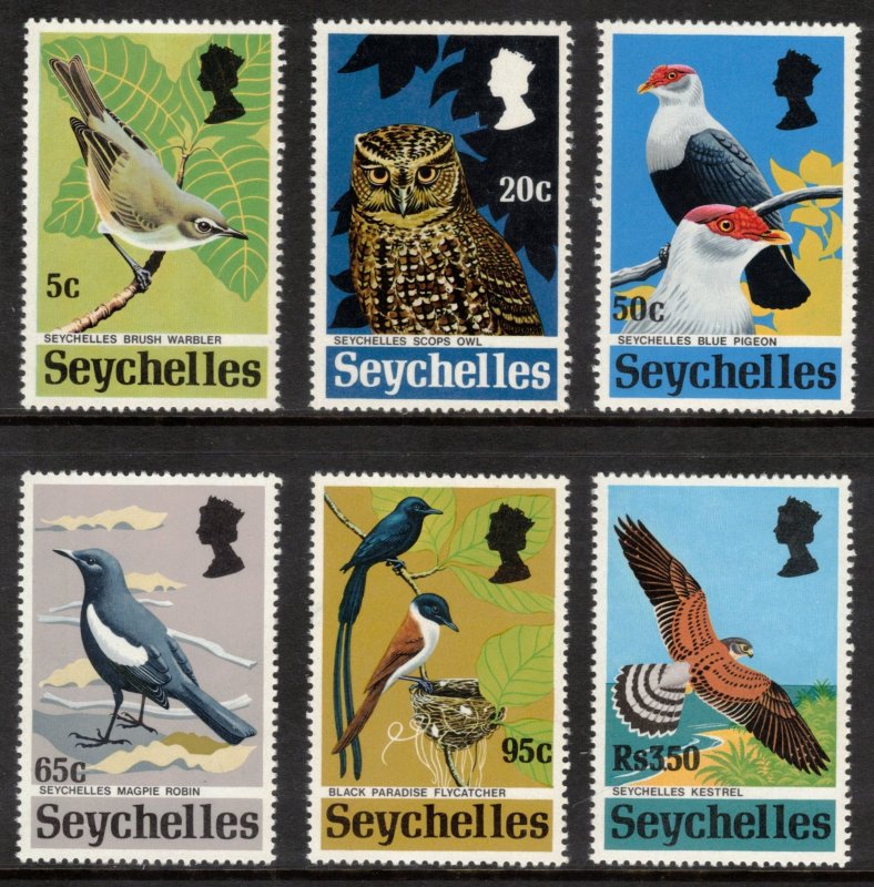 SEYCHELLES 1972 Birds; Scott 299-304; MNH