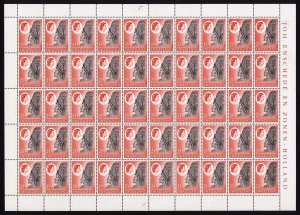 Swaziland 1962 SG93w 2 1/2c SHEET of a FIFTY  Wmk INVERTED Cat 125++ U/M