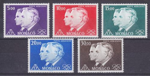 Monaco Sc C84-C88 MNH. 1982-84 Prince Rainier & Prince Albert, cplt set, VF