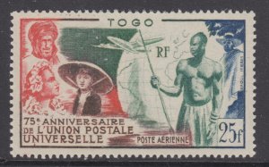 Togo, Scott C18 (Yvert PA21), MLH