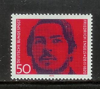 Germany 1051 Set MNH Friedrich Engels, Socialist (A)