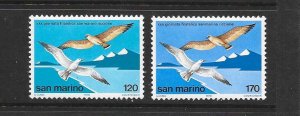 BIRDS - SAN MARINO #929-30  MNH