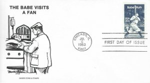 2046 20c BABE RUTH - FDC #67