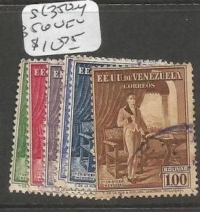 Venezuela SC 350-4, 356 VFU (4ckt)
