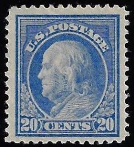 Scott #419 - $250.00 – VF/XF-OG-LH – Unbelievable color on clean white paper.