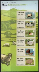 Great Britain 2012 - Sheep - British Farm Animals I - MNH Stamps self adhesives