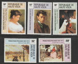 Upper Volta #372-374, C220-C221 MNH Full Set of 5 cv $8.90