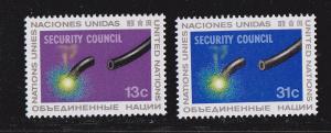 UN - NY # 285-286, Security Council, MNH, 1/2 Cat.