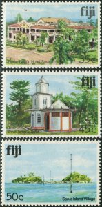 Fiji 1979 SG591A-593A Architecture MNH