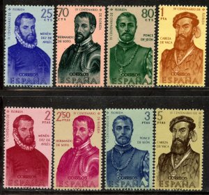 Spain # 945-52, Mint Never Hinge. CV $ 6.90