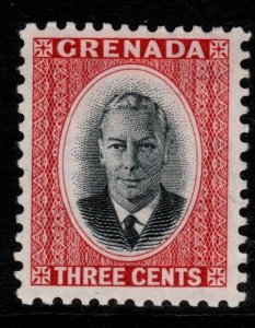 GRENADA SG175 1951 3c BLACK & ROSE-CARMINE MTD MINT