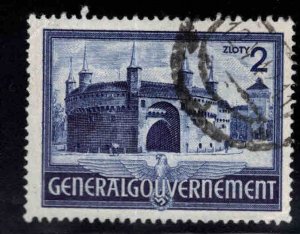 Poland Scott N74 Used German occupation WW2 stamps