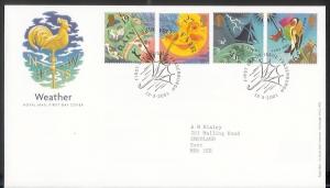 GB - 2001 The Weather (FDC)