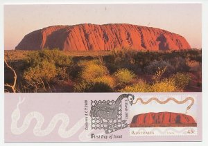Maximum card Australia 1993 Uluru - Ayers Rock 