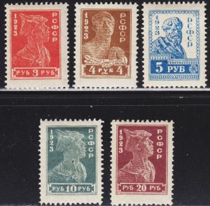 Russia Scott 238-41A complete set F to VF mint OG H or HR.