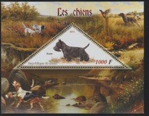 BENIN - 2015 - Dogs - Perf De Luxe Sheet  - MNH - Private Issue