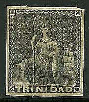 Trinidad # 8, Mint Hinge