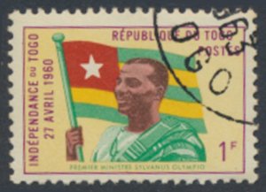 Togo  SC# 378  CTO   Independence see details & scans