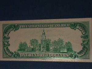 ​UNITED STATES-1928 CAT.#403- 24 KARAT GOLD REPLICA $100  -VF WITH CERTIFICATE