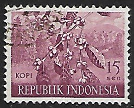 Indonesia # 496 - Coffee plantation - used  -{GR46}