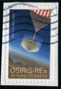 5820 US (66c) OSIRIS-REx SA, used on paper