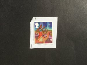 GB. 2021. Christmas. 1 used stamp £1.70 value on paper. 3 wise men.