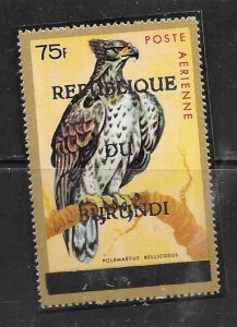 Burundi #C35H  75fr  Birds   (MNH) CV $12.50