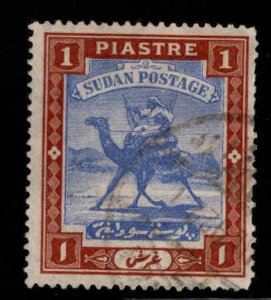 SUDAN Scott 23 Used  Camel mail stamp