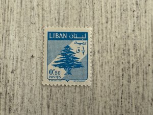 Lebanon #325 MH, 0.50p, Cedar of Lebanon, 2024 SCV.$0.40