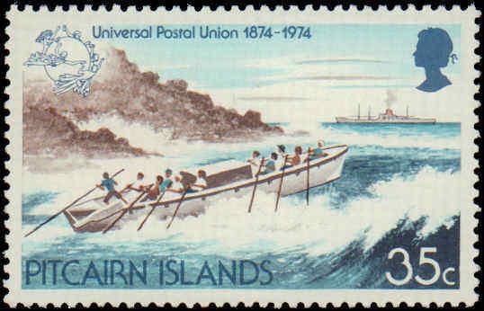 1974 Pitcairn Islands #141-143, Complete Set(3), Never Hinged