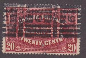 Canada # E2, Special Delivery, Used, Heay Cancel, 1/4 Cat