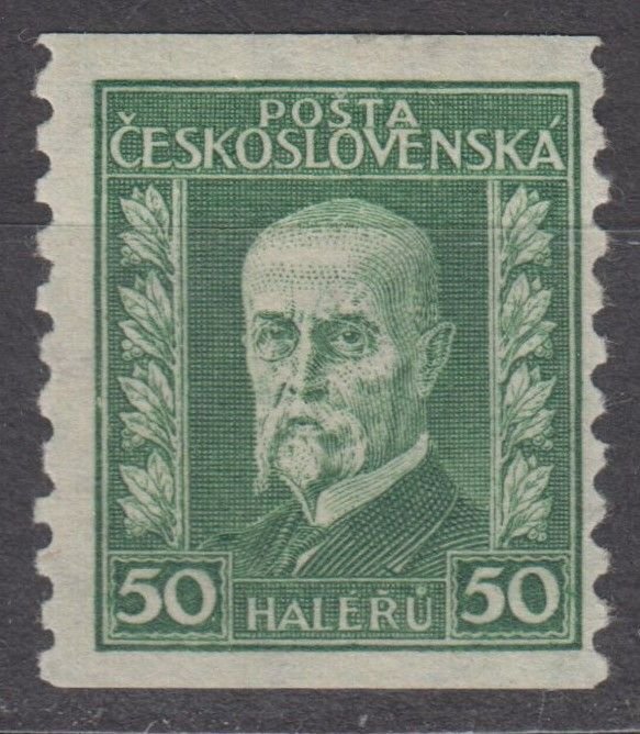 Czechoslovakia Scott #125 1926 MH Coil stamp