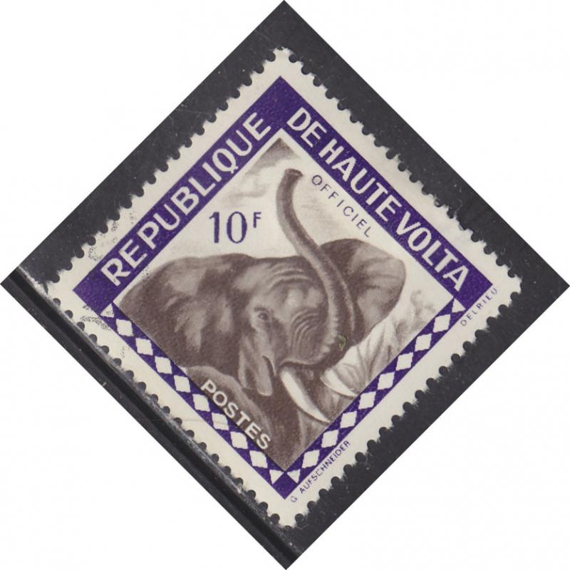 Burkina Faso O3 Elephant 1963