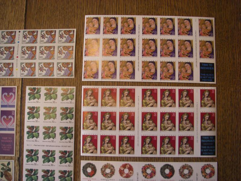 32c Booklet Mini Collection, 8 Diff Complete SA Booklets, Part 3 of 3, Face $50+